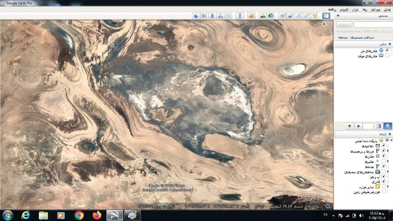 Angry and hungry whale of the central desert of Iran