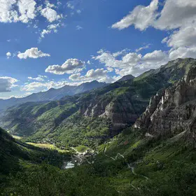 Glacially Carved Telluride valley, Colorado, USA