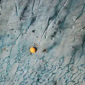 A sky full of scars  - Rhône Glacier, Switzerland