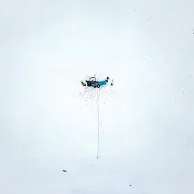 Hotwater in a frozen frame - Alphubel south face, Switzerland