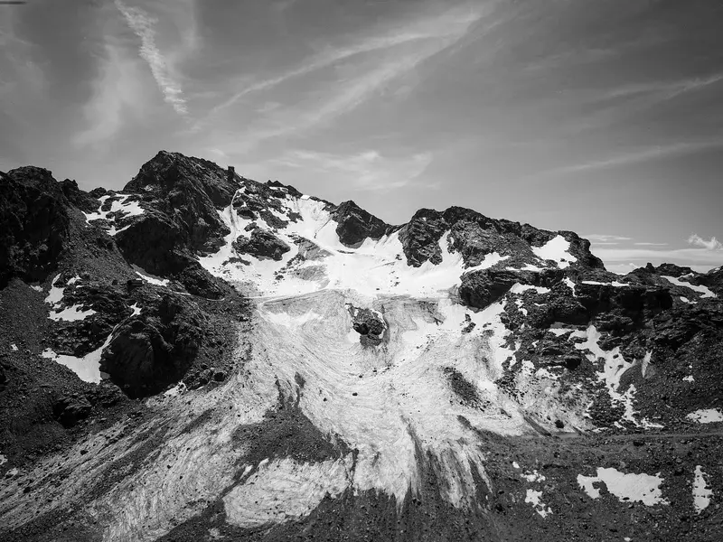 Farewell to a Swiss glacier - Verbier, Switzerland