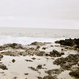 Where Pahoehoe Lava Flows Meet The Atlantic Ocean