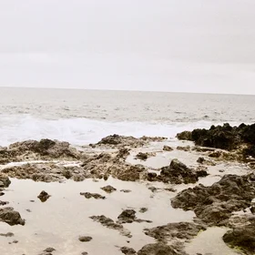 Where Pahoehoe Lava Flows Meet The Atlantic Ocean
