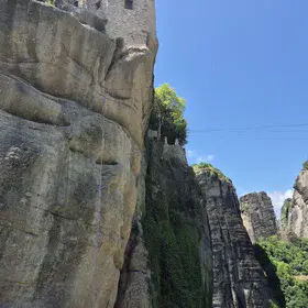 Meteora - detail of a monastery