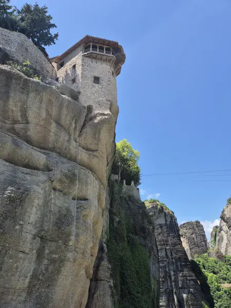 Meteora - detail of a monastery