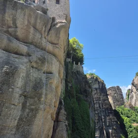 Meteora - detail of a monastery