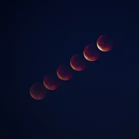 Lunar Eclipse Multi Exposure