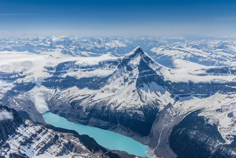 Mount Columbia and the Columbia Glacier