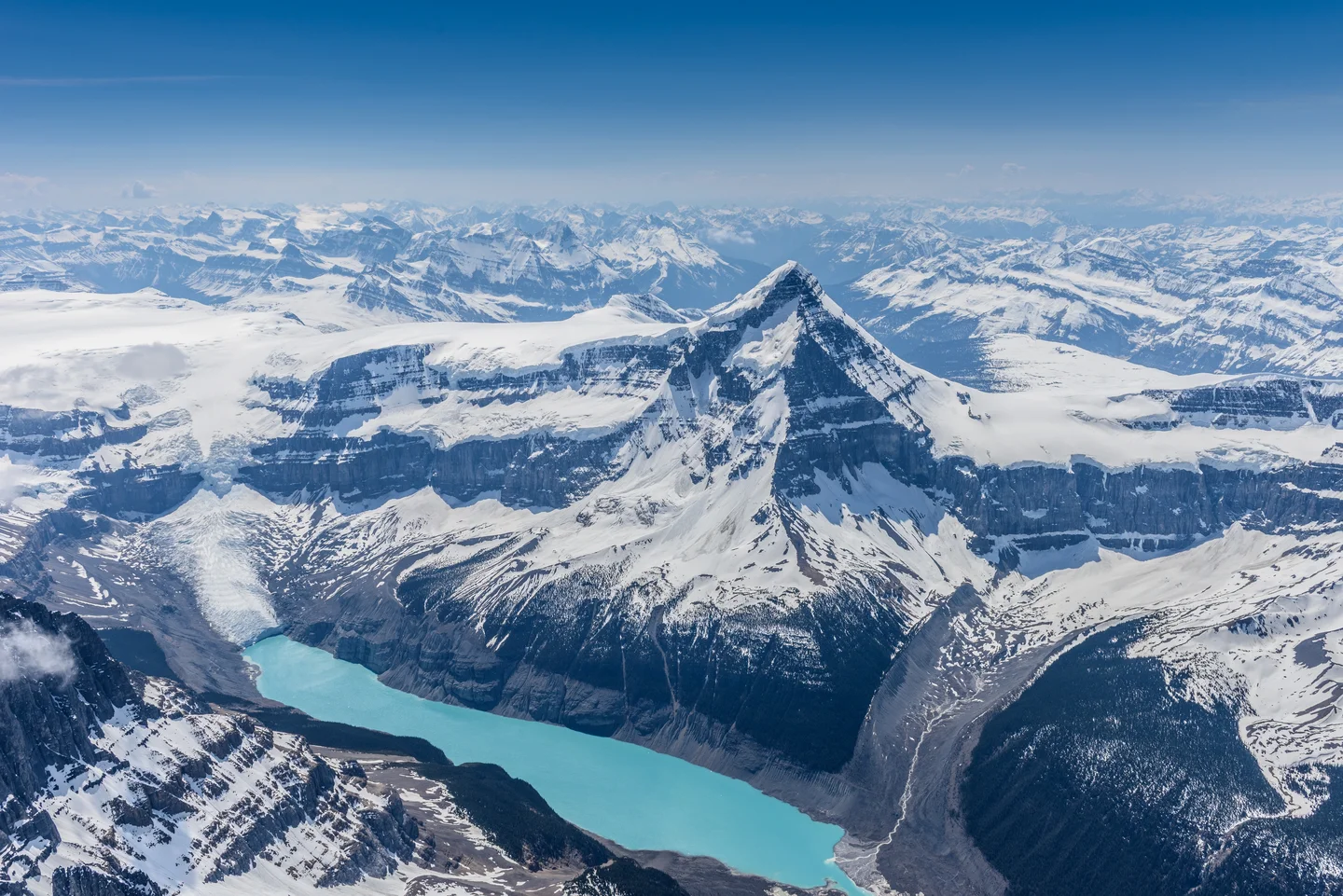 Mount Columbia and the Columbia Glacier