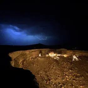 Thunder & Flames in Desert