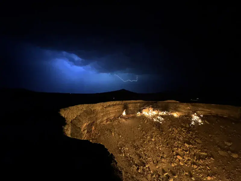 Thunder & Flames in Desert