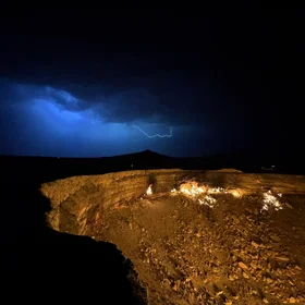 Thunder & Flames in Desert