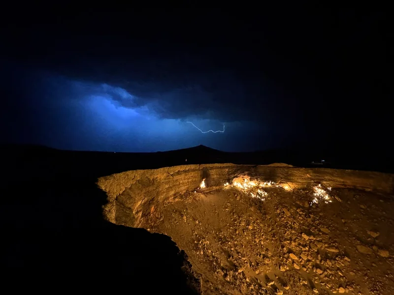 Thunder & Flames in Desert