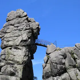 Mini bridge in Externsteine, Horn-Bad Meinberg