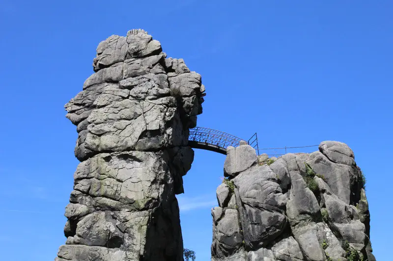 Mini bridge in Externsteine, Horn-Bad Meinberg