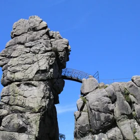 Mini bridge in Externsteine, Horn-Bad Meinberg