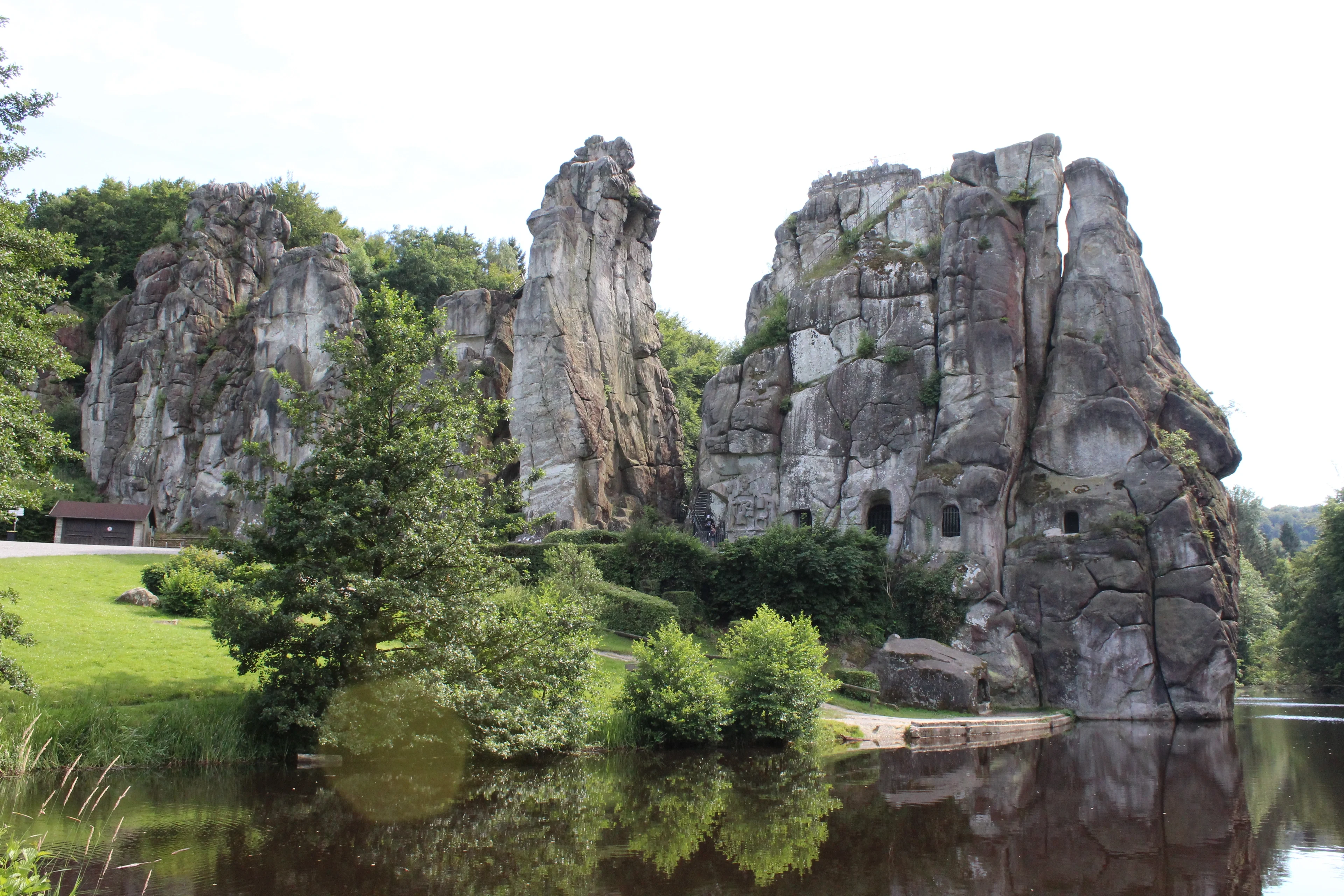 Magnificent rock exposition at Externsteine