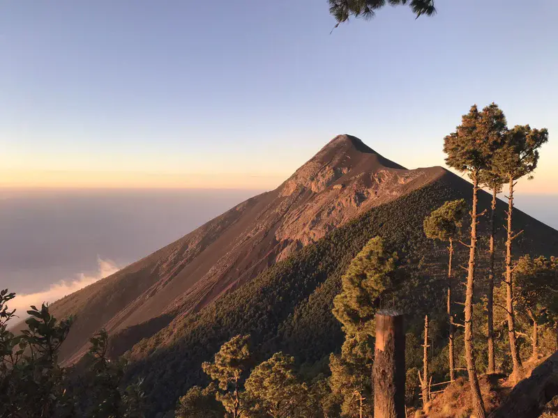 Sunrise at Fuego, Guatemala