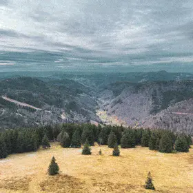 View from Feldberg in the Black Forest, Germany