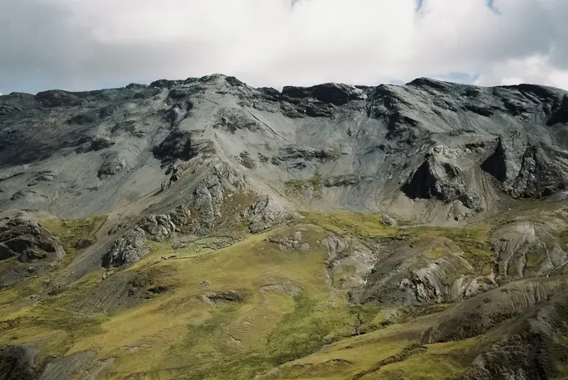 Mosaic of Periglacial Textures Beneath Ausangate