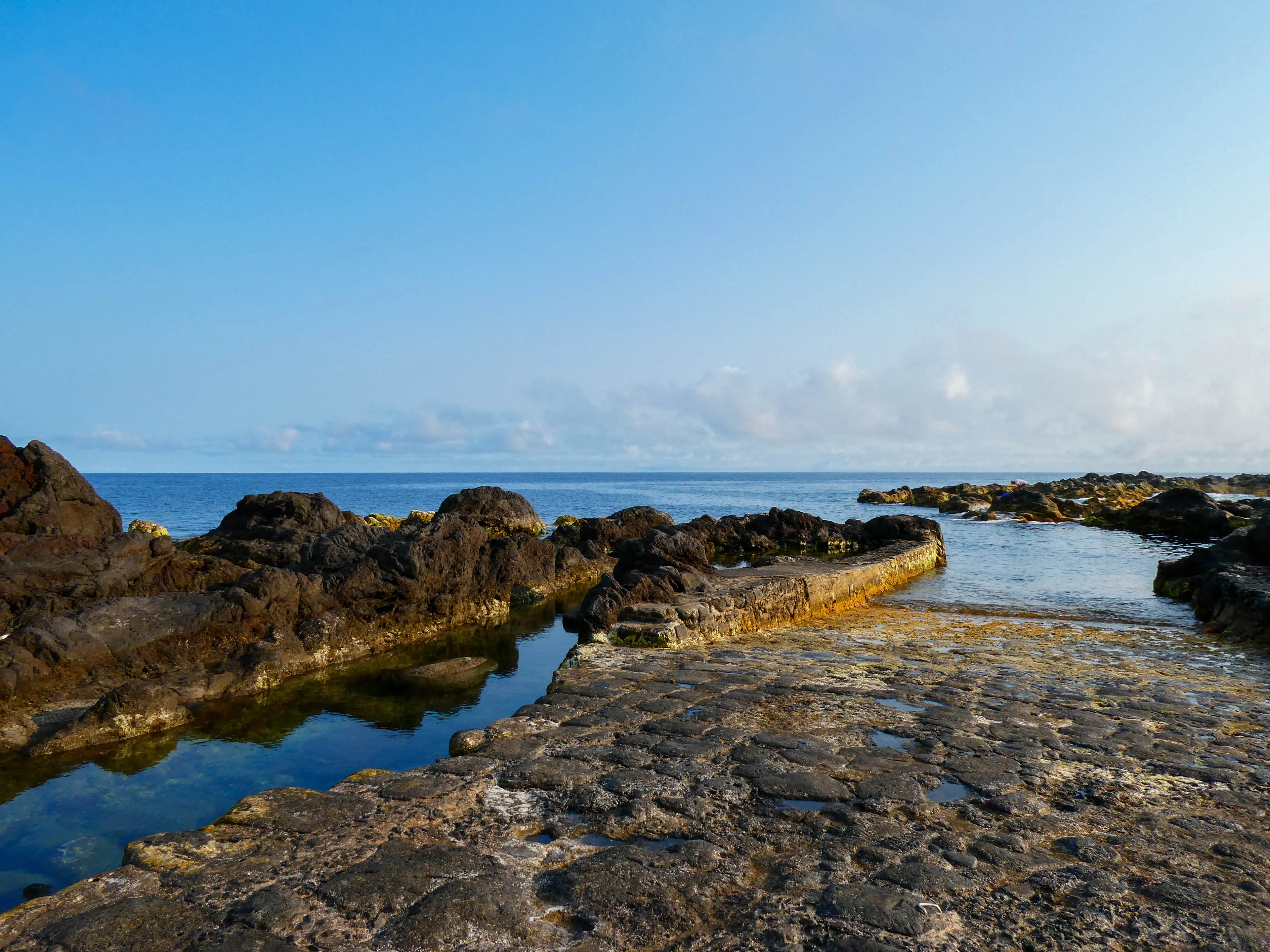 Basaltic Coastal Morphology and Anthropogenic Modification