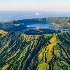 Dual Lacustrine Systems within the Sete Cidades Volcanic Caldera by Rui Fagundes Silva
