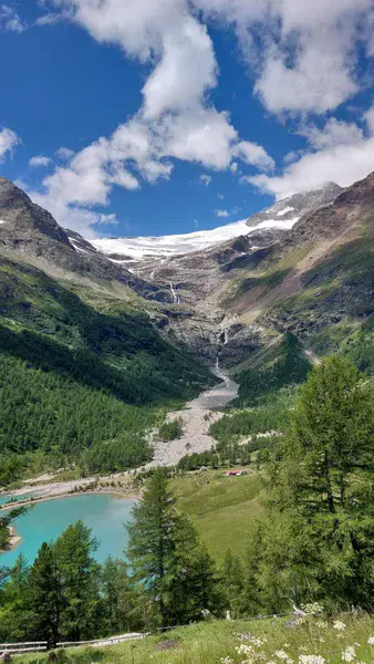 Glacial landscape of the Palü Glacier