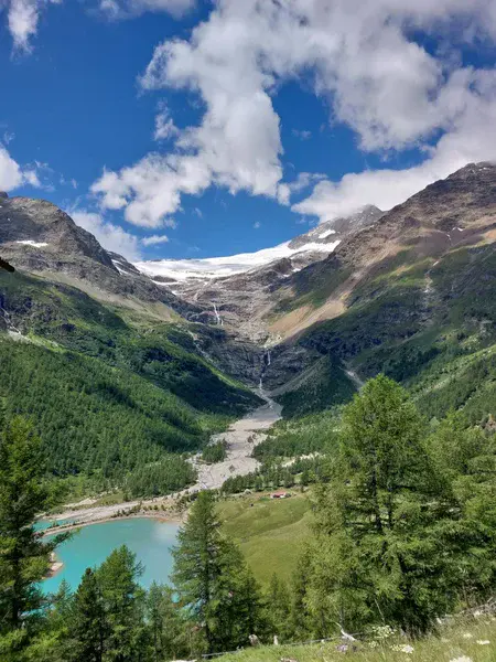 Glacial landscape of the Palü Glacier