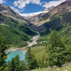 Glacial landscape of the Palü Glacier