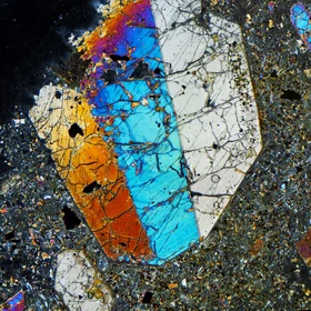 Clinopyroxene in tephrite