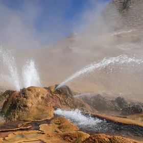 Darong Hot Spring, Zhongba County, in Xizang (Tibet)