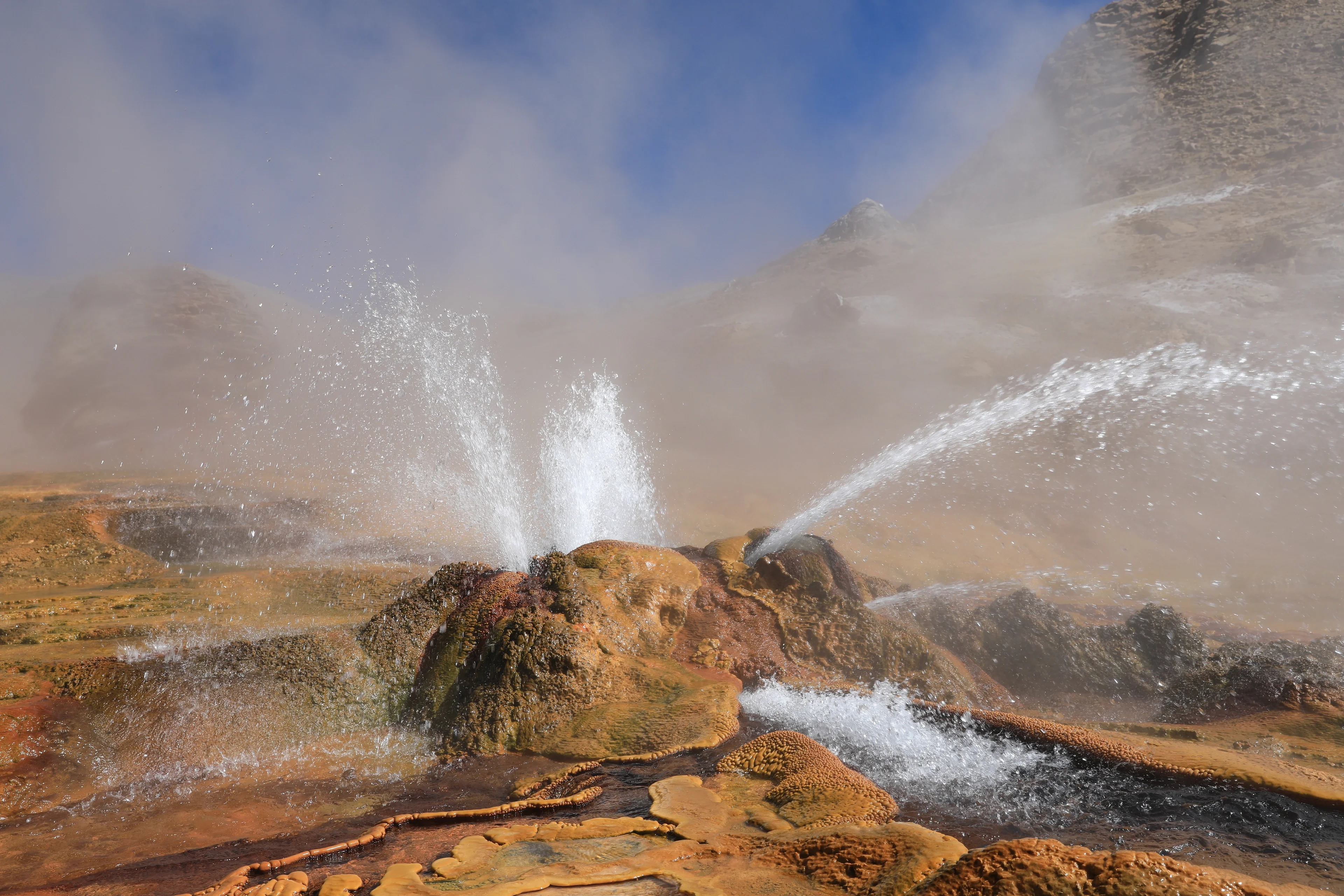 Darong Hot Spring, Zhongba County, in Xizang (Tibet)