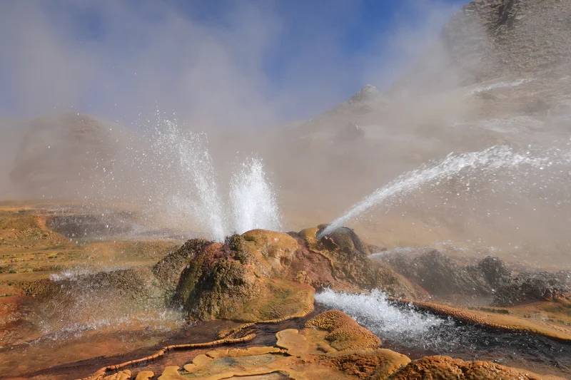 Darong Hot Spring, Zhongba County, in Xizang (Tibet)
